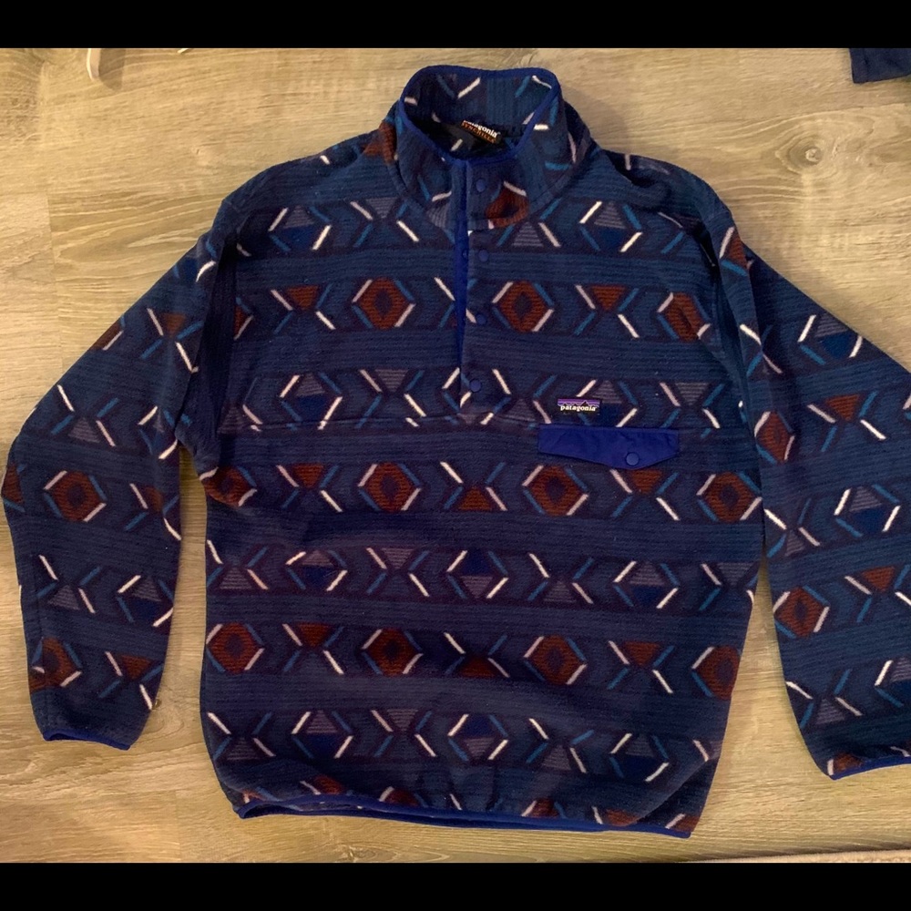 Patagonia Mens Lightweight Synch Snap-T Pullover